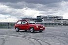 Opel Corsa GSi (1989) – vor dem Adam-Opel-Haus in Rüsselsheim