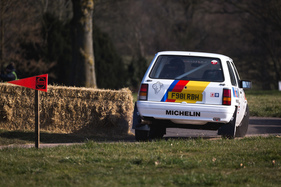 Opel Corsa GTE - auf dem Life Rallye Stage an der Race Retro 2018 (1996)