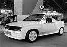 Opel Corsa Spider (1982) - am Genfer Automobilsalon von 1982 - originelle Cabrio-Studie mit Kunststoffaufbau
