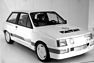 Opel Corsa Sprint (1983) - rennsportlich aufgemachte Version des Opel Corsa i m Gruppe-B-Trim mit 126 PS - an der Internationalen Automobilausstellung IAA in Frankfurt 1983 (© Archiv Automobil Revue) Opel Corsa Sprint (1983) - rennsportlich aufgemachte Version des Opel Corsa i m Gruppe-B-Trim mit 126 PS - an der Internationalen Automobilausstellung IAA in Frankfurt 1983 (© Archiv Automobil Revue)