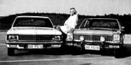 Opel Diplomat (1969) - Vergleich mit dem Admiral, Scheinwerfer einmal hoch, einmal quer
