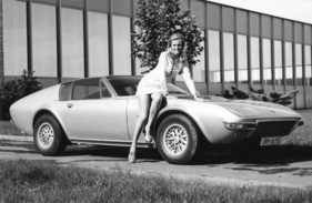 Opel Diplomat-Coupé-Frua (1971) - Seitenansicht des ersten Prototypen - die Ähnlichkeit zum Bitter CD ist augenscheinlich