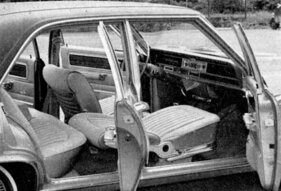 Opel Diplomat V8 (1965) – Liegesitze serienmässig (1965)