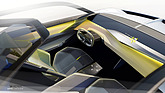 Opel Experimental (2023) - Computer rendering interior