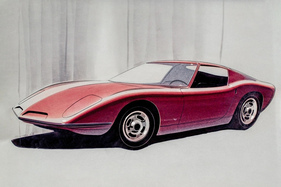 Opel GT Experimental (1965) - Design drawing