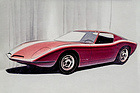 Opel GT Experimental (1965) - Design drawing