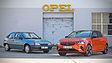 Opel Impuls I (1990) - zusammen mit seinem modernen Nachfolger Opel Corsa.e (© Opel / PSA, 2020) Opel Impuls I (1990) - zusammen mit seinem modernen Nachfolger Opel Corsa.e (© Opel / PSA, 2020)