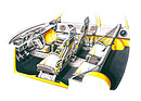 Opel Junior (1983) - Interior design drawing