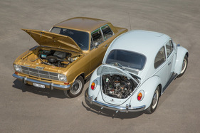 Opel Kadett 1100 (1971) - Kampf der Antriebskonzepte - beim Opel Frontmotor, beim Käfer Heckmotor