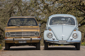 Opel Kadett 1100 (1971) - die einstigen Gegner - heute sind sie beide geliebt der Kadett und der VW Käfer 1300 Opel Kadett 1100 (1971) - die einstigen Gegner - heute sind sie beide geliebt der Kadett und der VW Käfer 1300