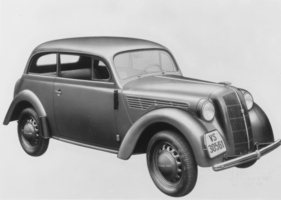 Opel Kadett (1936) - mit strömungsgünstiger Karosserie, 1066 cm3, 23 PS, gut für 98 km/h