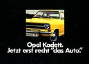 Opel Kadett (1971) - "das Auto" - selbstbewusste Werbesprache aus dem Hause Opel