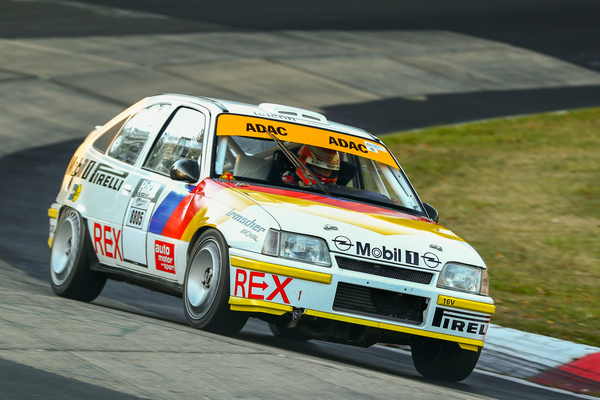 Opel Kadett (1988) am Trackday vor dem 8. Lauf der VLN 2018 (50. ADAC Barbarossapreis)