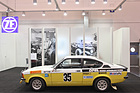 Opel Kadett C GT/E (1976) - damit fuhren Pitz und Warmbold in der Deutschen Rallye Meisterschaft -gezeigt auf dem Stand von ZF - Techno Classica 2015