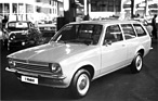 Opel Kadett Caravan - gelungener Kombi - am Genfer Automobilsalon 1974
