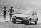 Opel Kadett GLS (1984) - generation Kadett E shown on the beach