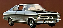 Opel Kadett Rallye (1969) - so sahen ihn die Marketingleute - Bild aus einem Verkaufsprospekt
