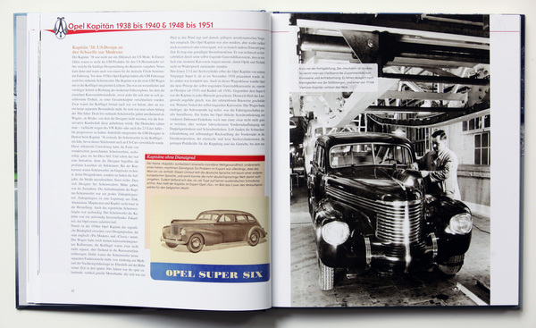 Opel Kapitän 1938 - Buch "Die Großen Opel - Kapitän - Admiral - Diplomat - Monza - Senator"