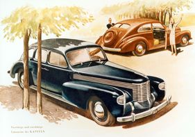 Opel Kapitän (1938) - in zwei- und viertüriger Ausfertigung zu haben