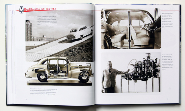 Opel Kapitän 1951 - Buch "Die Großen Opel - Kapitän - Admiral - Diplomat - Monza - Senator"