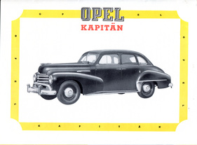 Opel Kapitän (1951) - eine prächtige Limousine (1951)