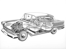 Röntgenblick durch einen Kapitän L. Opel nannte diese Art Bild "Phantomdarstellung"