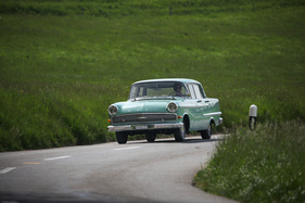 Trotz schmaler Spur und kleinen Reifen wirkt der Kapitän sehr stattlich.