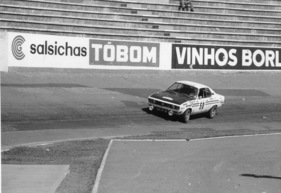 Opel Manta (1971) - Jean Ragnotti auf dem Manta an der Rallye TAP