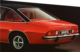 Opel Manta (1978) – Die Stossstangen waren entsprechend der ECE-Norm hoch angesetzt