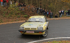 Opel Manta B - am Start der ADAC Rallye Köln-Ahrweiler 2012 mit Heinz Robert (Startnummer 13)