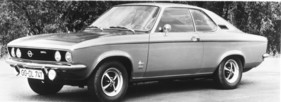 Opel Manta Rallye (1972) - mit der schwarzen Motorhaube