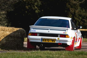 Opel Manta - auf dem Life Rallye Stage an der Race Retro 2018