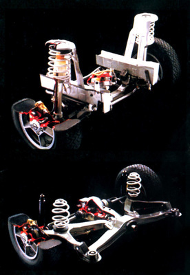 Opel Monza (1978) - Vorder- und Hinterradaufhängung