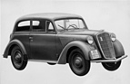 Opel Olympia (1935) - mit freitragender Stahlkarosserie, 1,3 Liter Hubraum und 26 PS