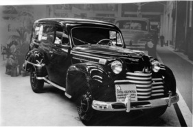 Opel Olympia (1950) - als Halbtonnen-Lieferwagen - Genfer Autosalon 1950