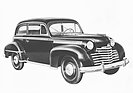 Opel Olympia (1950) - der Vorgänger des Olympia Rekord