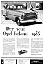 Opel Olympia Rekord (1955) - in der Werbung - der neue Olympia Rekord 1956