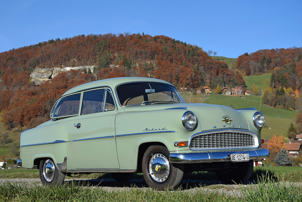 Opel Olympia Rekord (1956) - als Lot 77 an der Versteigerung der Oldtimer Galerie Toffen am 14. Oktober 2017