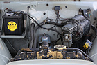 Image: Opel Olympia Rekord (1956) - the engine sits longitudinally and low in the front