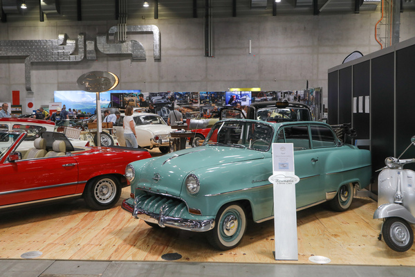 Opel Olympia Rekord convertible limousine (1954) - offered for CHF 32'800 - Swiss Classic World Lucerne 2023