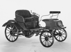 Opel Patent Motorwagen Lutzmann (1898) - mit wassergekühltem Einzylinder-Heckmotor