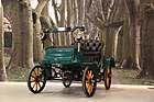 Opel Patentmotorwagen "System Lutzmann" (1899) - mit im Heck liegenden offenen Einzylindermotor von 1,5 Liter Hubraum (Techno Classica 2013)