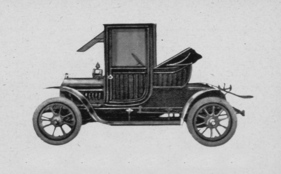Opel Phaeton (1907) - mit Sonnendach und Gepäckträger