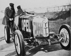 Opel Rak I (1928) - der erste Versuchswagen mit Sander-Raketen Opel Rak I (1928) - der erste Versuchswagen mit Sander-Raketen