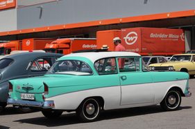 Opel Rekord 1200 (1961) - im Zweifarbenkleid (3. Youngtimer- und Classictreffen Pratteln am 15. Juli 2018)