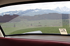 Opel Rekord 1700 (1962) - Blick aus der Fahrerperspektive nach schräg hinten