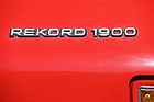 Opel Rekord 1900 Caravan (1977) – Schriftzug auf der Hecktür