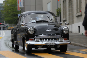 Opel Rekord (1956) - beautiful black record - at the OSMT Corso Zug 2011