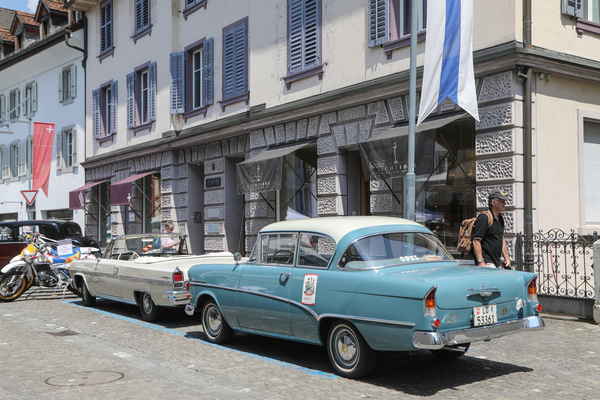 Opel Rekord (1958) - with panoramic rear window - Oldtimer in Obwalden (O-iO) 2023