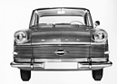 Opel Rekord (1960) - tiefliegender Kühlergrill und Vollsicht-Panorama-Windschutzscheibe